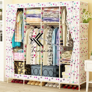 Tủ vải khung gỗ hurghada 1m7