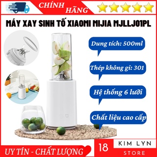 Máy xay sinh tố xiaomi mijia mjjllj01pl💥 máy say sinh tố dung tích 500ml, 6 lưỡi dao, công suất 350w - bảo hành 12 tháng