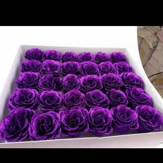 Hoa sáp nhũ đẹp mê ly 1 hộp 30 bông