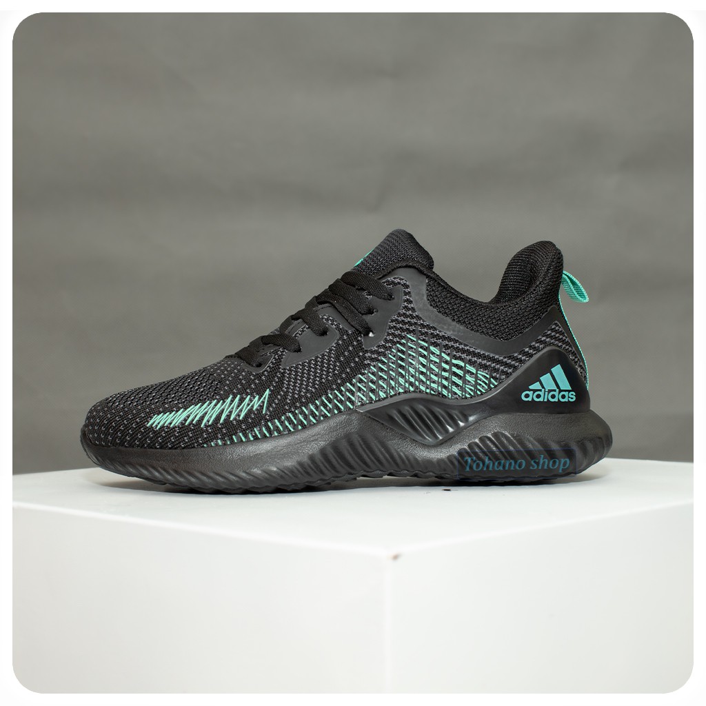 giảm GIÁ ⚡️ Giày sneaker nữ giày thể thao nữ alphabounce A58 màu đen full fullbox new