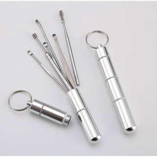 Bộ 6 Cây Lấy Ráy Tai Inox Cao Cấp Thông Minh An Toàn