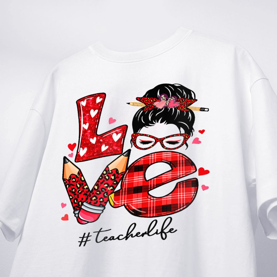 Áo thun nữ phom rộng Unisex hài hước tình yêu ngày lễ tình nhân MVR KK4038