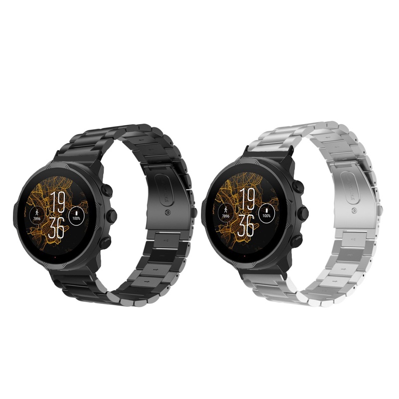 Dây Đeo Thay Thế Bằng Kim Loại Cho Đồng Hồ Thể Thao SpartanHr Baro