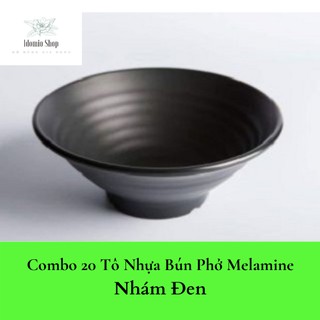 Mua Combo 20 Tô Nhựa Melamine Đen Nhám