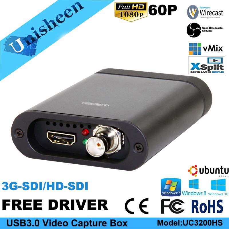 Capture Box HDMI/SDI to USB 3.0 Unisheen UC3200HS - Thiết Bị Livestream Chuyên Nghiệp