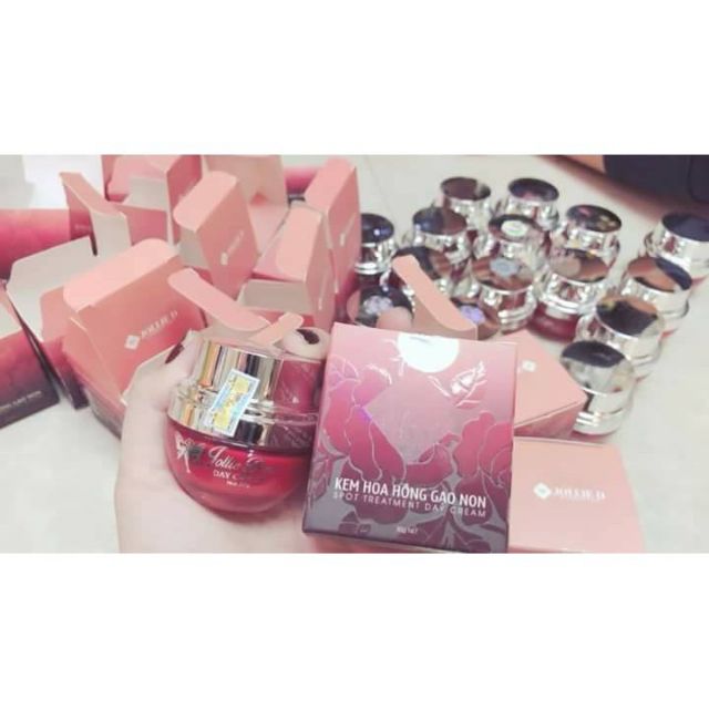 Kem dưỡng da hoa hồng gạo non Jollie D Spa