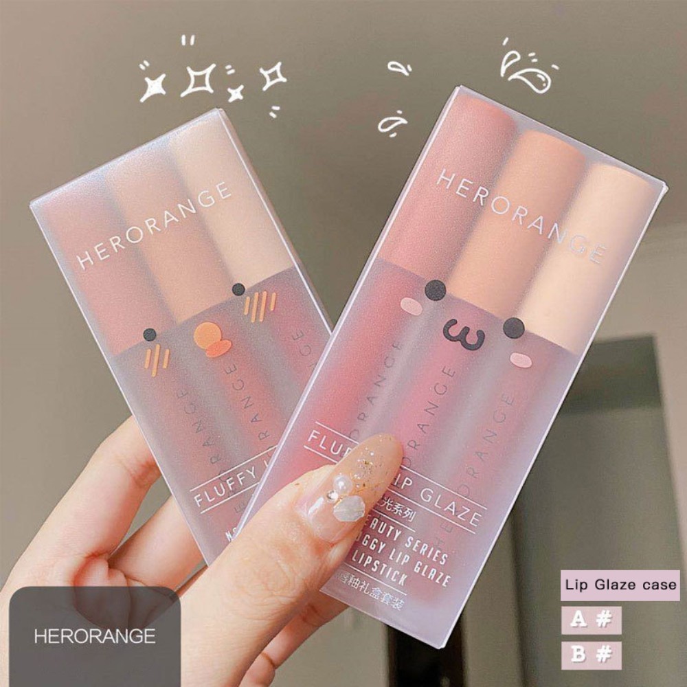 [Hàng mới về] Sét 3 cây son kem lì Hero Orange nội địa Trung.upbest | BigBuy360 - bigbuy360.vn