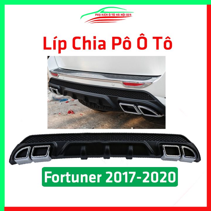Lippo, líp chia pô ô tô Fortuner 2017-2020 chuẩn form xe thể thao