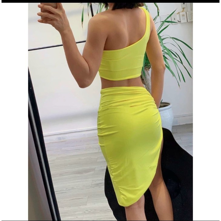[ HÀNG CÓ SẴN ] Bikini đồ bơi đi biển hai mảnh sét 3 món lệch vai sang chảnh nhiều màu (5 màu) VATIXA BKN61