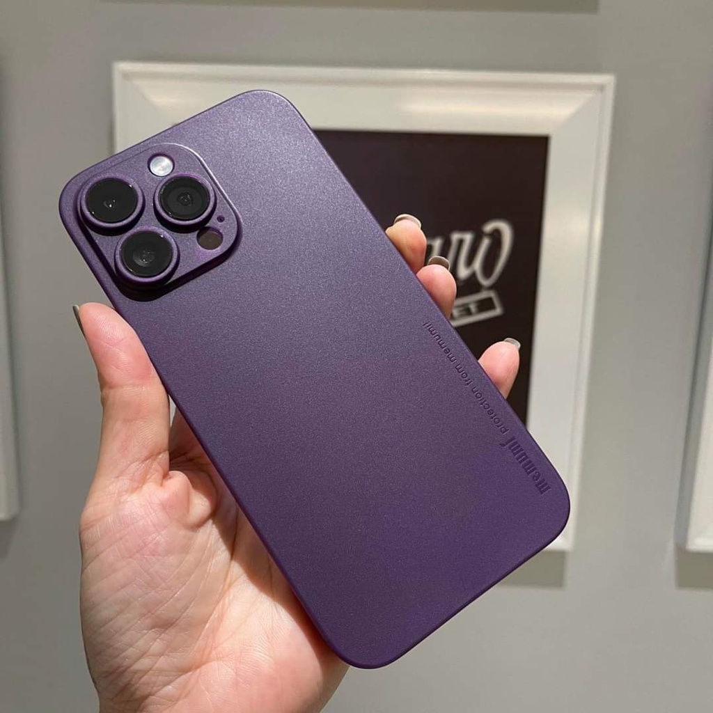 Ốp Memumi siêu mỏng dành cho iphone 14 / 14Plus / 14Pro / 14Promax Chính hãng