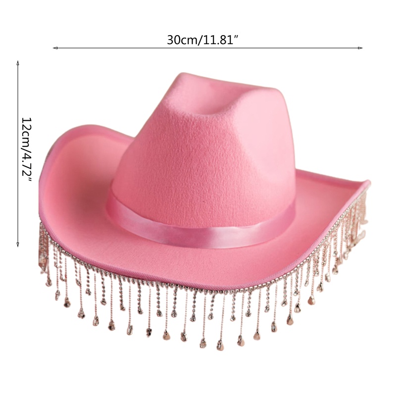 Mũ Cao Bồi Viền Cong Phong Cách Retro Phương Tây