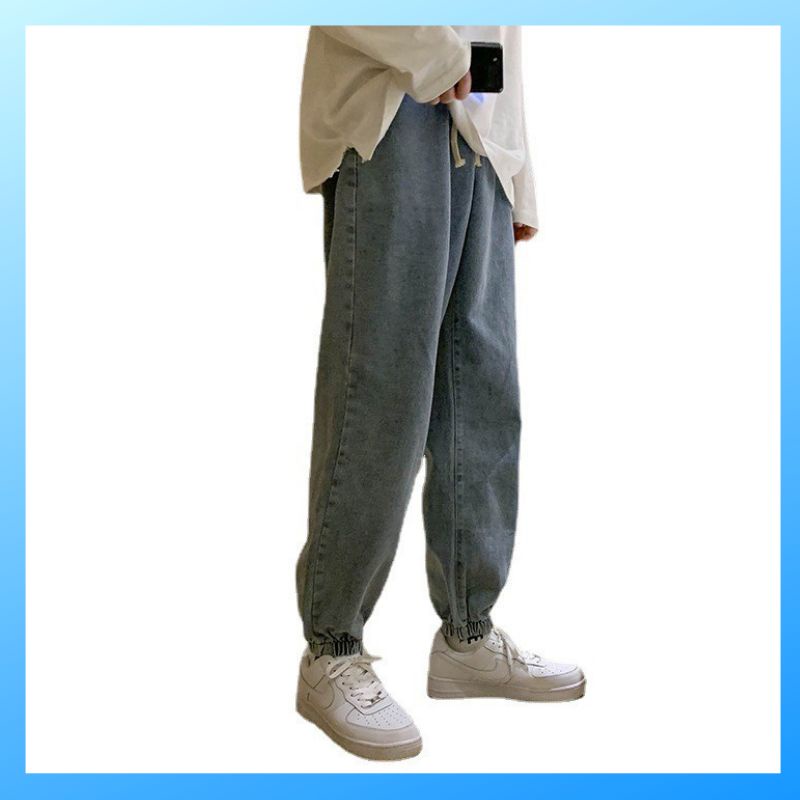 quần jean nam baggy ống chất bò cao cấp dáng suông đẹp 014