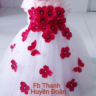 Váy tutu công chúa Trắng-CTC đỏ