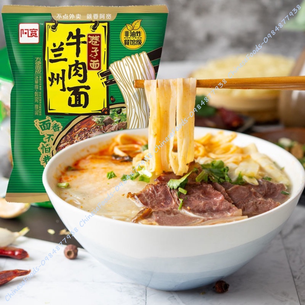Mì Bò Lan Châu, Mì AKuan/ A Khoan Vị Ramen, Mì Trùng Khánh, Mì Sợi Gai Hạt Tiêu