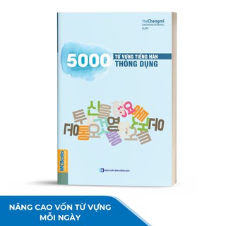 Sách - 5000 Từ Vựng Tiếng Hàn Thông Dụng