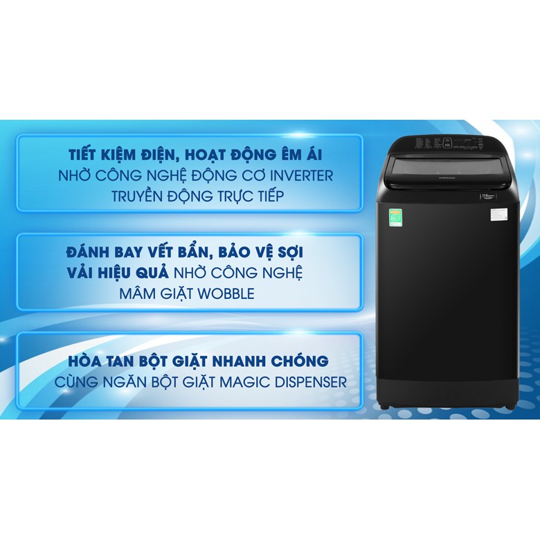 Máy giặt Samsung Inverter 12 kg WA12T5360BV/SV (Miễn phí giao tại HCM-ngoài tỉnh liên hệ shop)