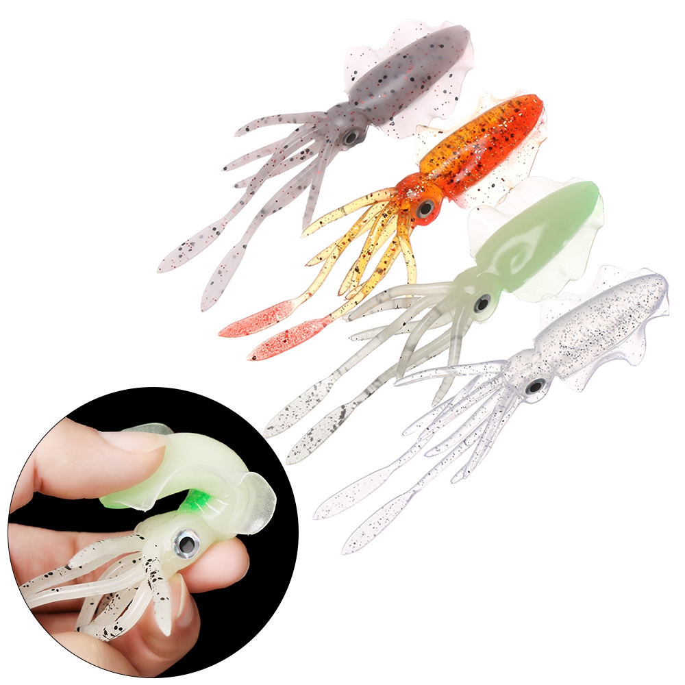 Mồi câu cá giả hình mực 4.5g/8.5g /5.5g