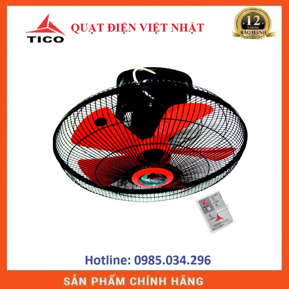 Quạt đảo trần Tico - ĐKB5, khiển xa, Điện cơ Việt Nhật