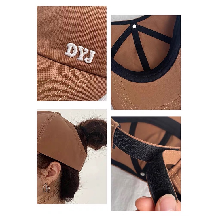 Mũ Lưỡi Trai Hở Chóp Chống Nắng Phong Cách Hàn Quốc Thời Trang Mùa Hè Cho Nữ