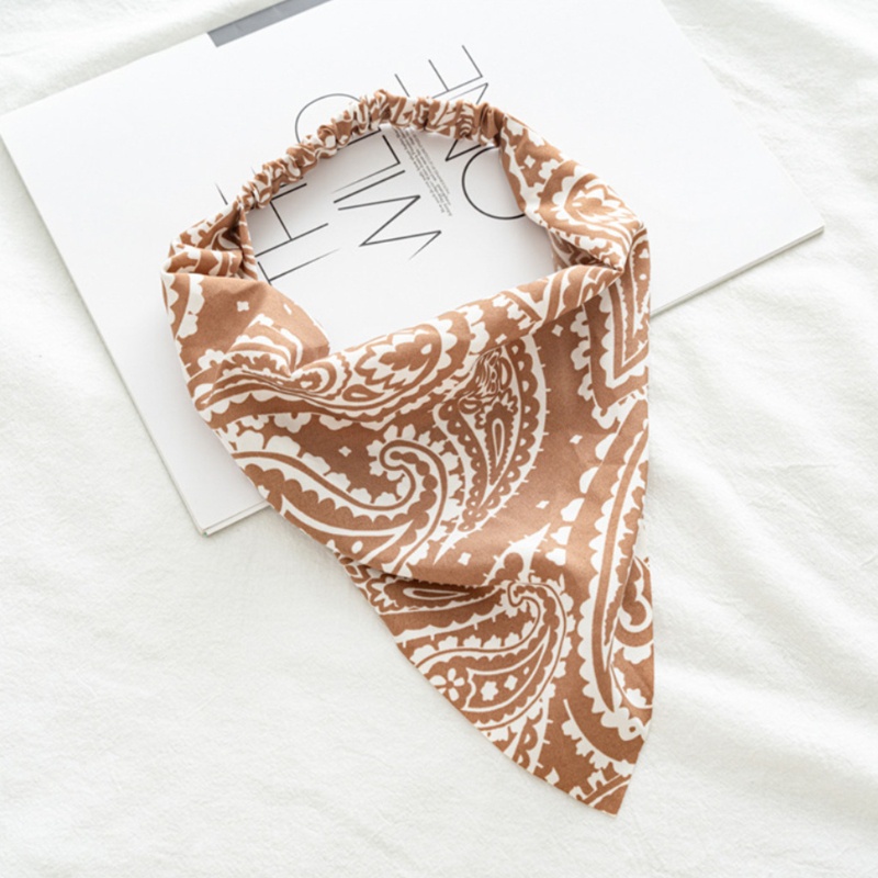 Băng Đô Co Giãn In Họa Tiết Hoa Phong Cách Boho Cổ Điển Dành Cho Đầu Bếp