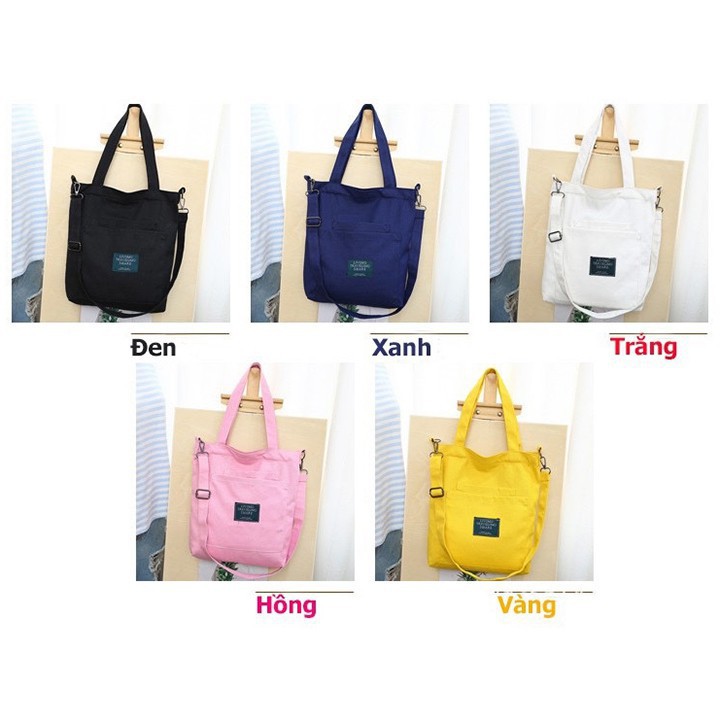 Túi vải tote canvas dùng đựng đồ đi học Hay Du Lịch Tiện Lợi Sang Trọng Vô Cùng TV03_micochi