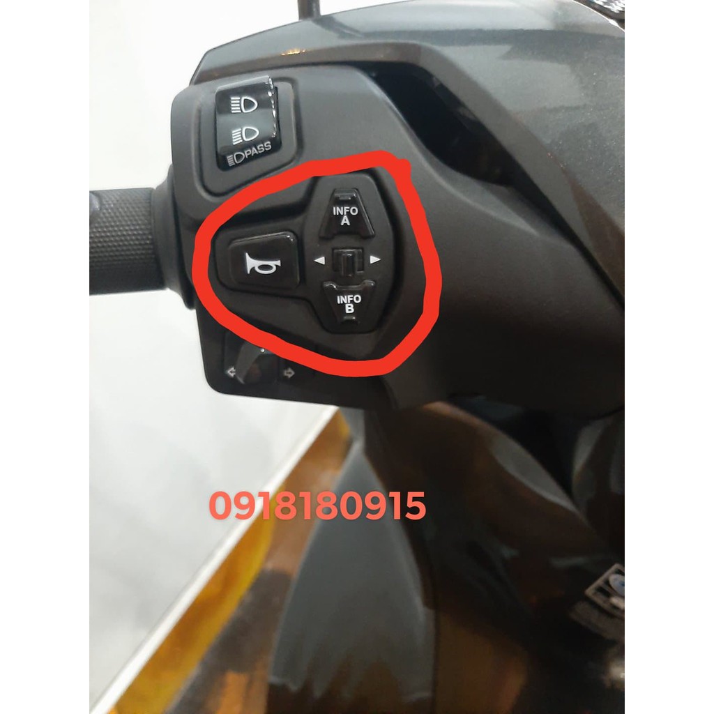 Cụm công tắc tắt hệ thống ổn định cụm công tắc còi sh 2020 -2021 2022 honda