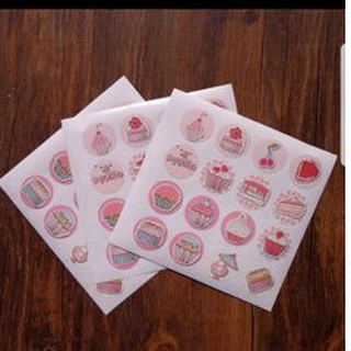 1tấm sticker trang trí bánh kẹo siêu xinh.