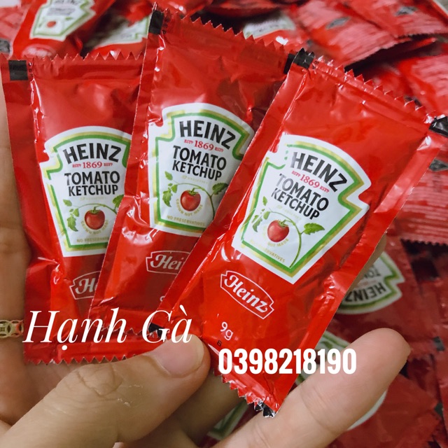 Tương cà chua , tương ớt Heinz gói nhỏ 9gr tiện sử dụng | BigBuy360 - bigbuy360.vn