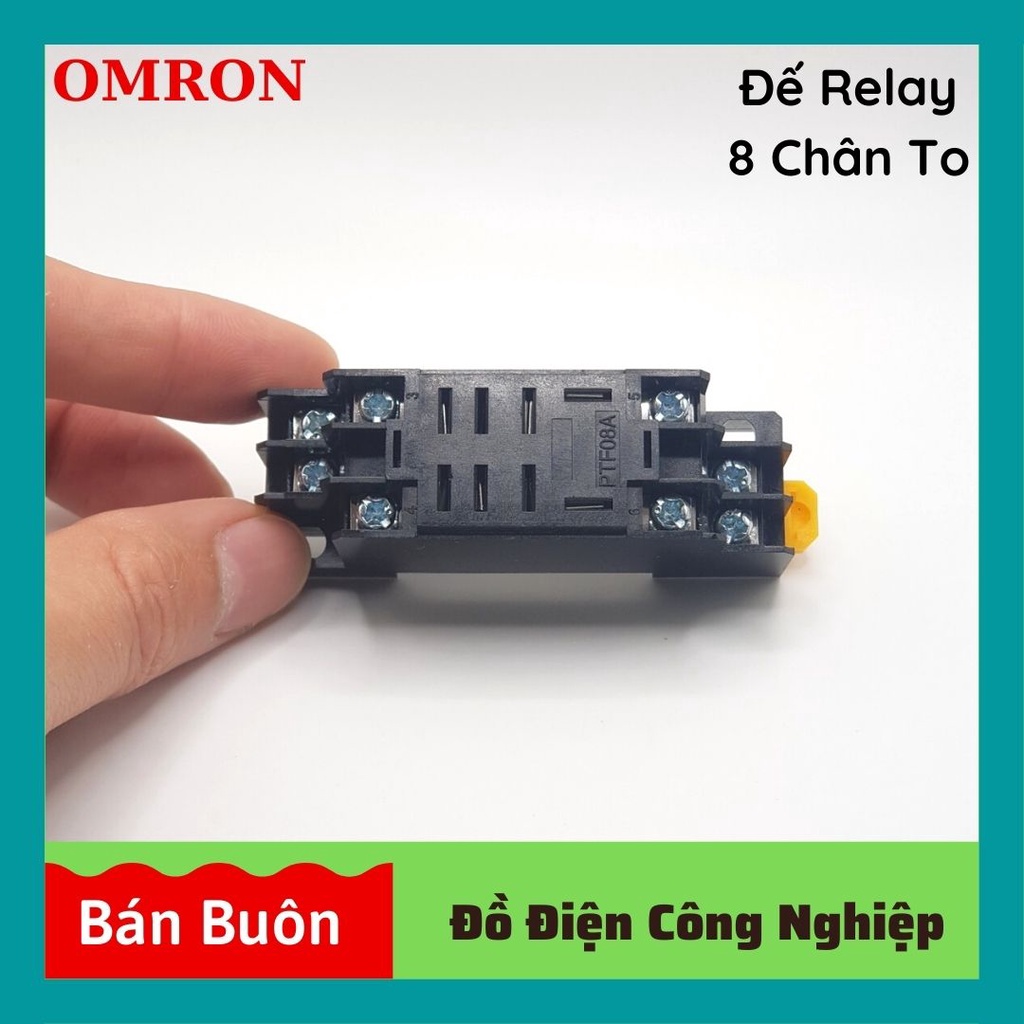 Relay omron 220v 8 chân, rơ le trung gian 220v