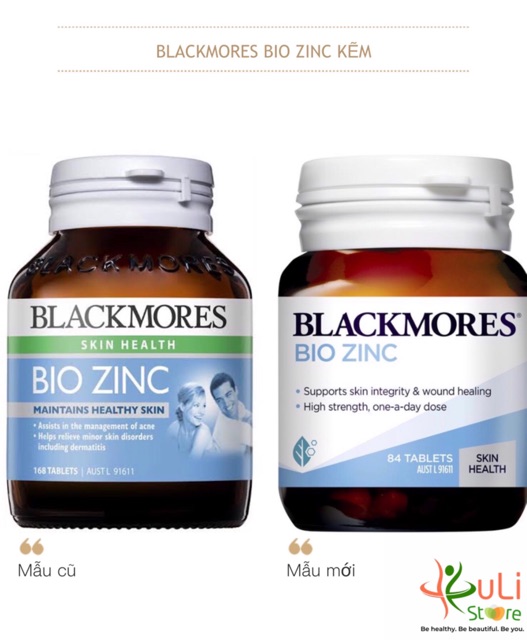 Viên Uống Bổ Sung Chất Kẽm Blackmores Bio Zinc