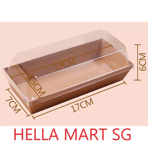 Set 10 Hộp Chữ Nhật Kraft đựng bánh