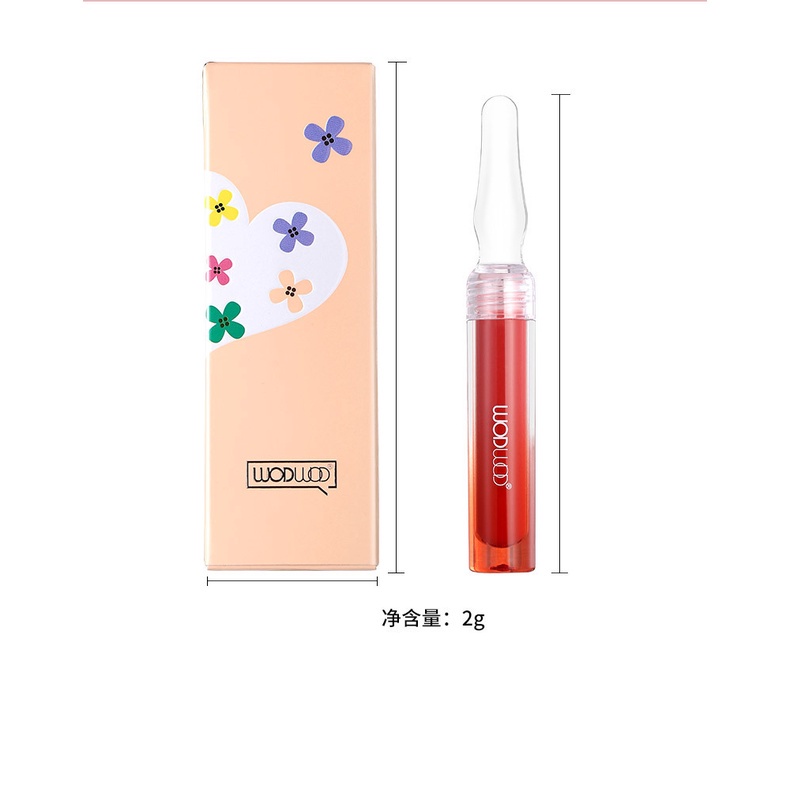 [Hàng mới về] Son bóng chống thấm nước lâu trôi không dính ly hiệu ứng gương thương hiệu WODWOD