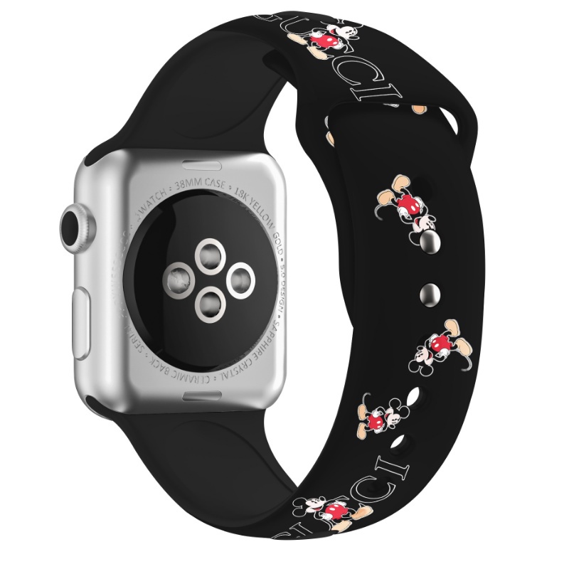Dây Đeo Đồng Hồ Bằng Silicon Họa Tiết Hoạt Hình Thời Trang Cho Apple Watch 49mm 44mm 45mm 42 40mm 38 41 IWatch 8 Ultra 7 6 SE 5 4 3