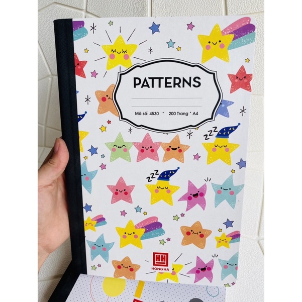 Vở kẻ ngang A4 Pattern Hồng Hà  dành cho học sinh, vở giáo án giáo viên