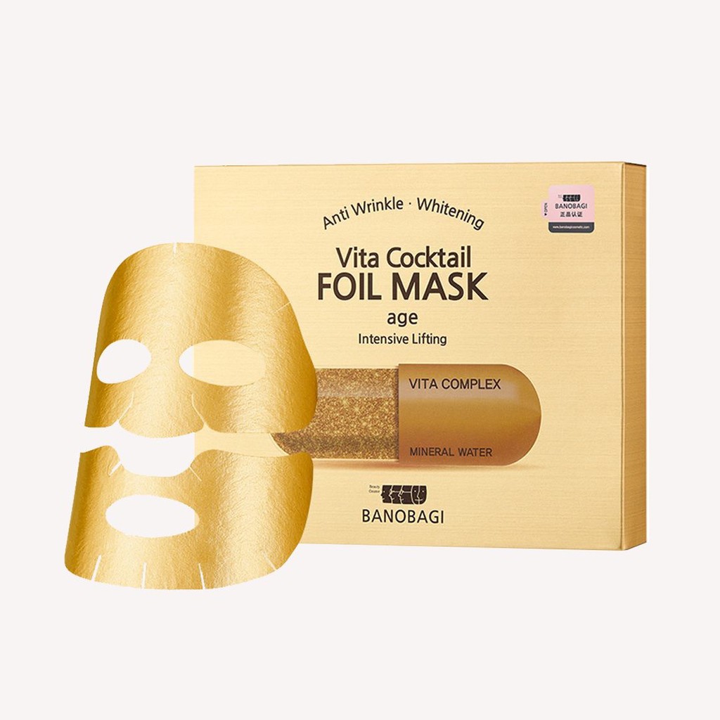 Mặt nạ chống lão hóa BNBG Vita Cocktail Age Foil Mask 30ml