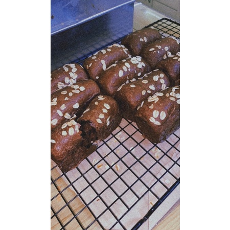 Bánh mì gối chocolate yến mạch