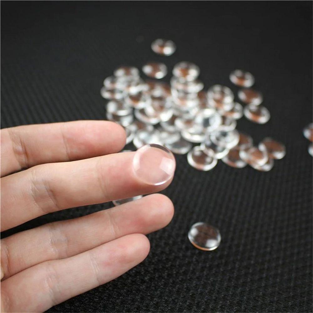Miếng Dán Mắt Kính Trong Suốt 14mm Dùng Làm Trang Sức Búp Bê DIY