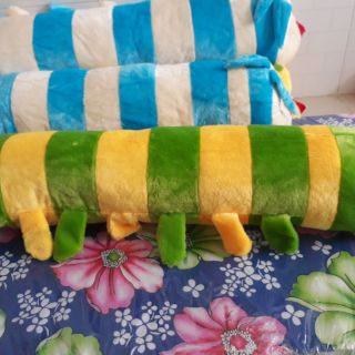 [Mã TOYDEC hoàn 20K xu đơn 50K] Gối ôm con sâu vàng lá 80cm