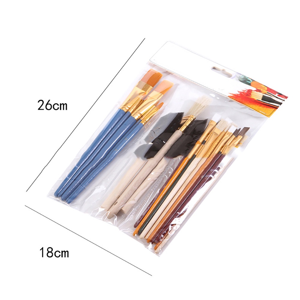 Megamall Refaxi 25Pcs Multifunctional Oil Painting Brush Set Of Students Art Oil Painting Basic Supplies