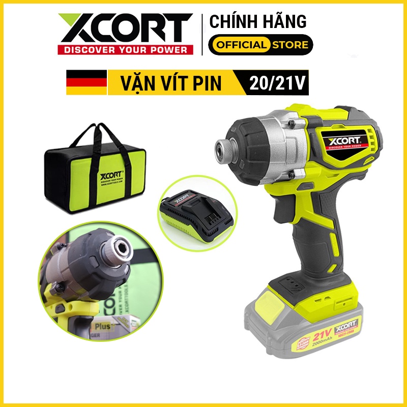 Máy vặn vít dùng pin - Máy vặn vít cầm tay 20V XCORT