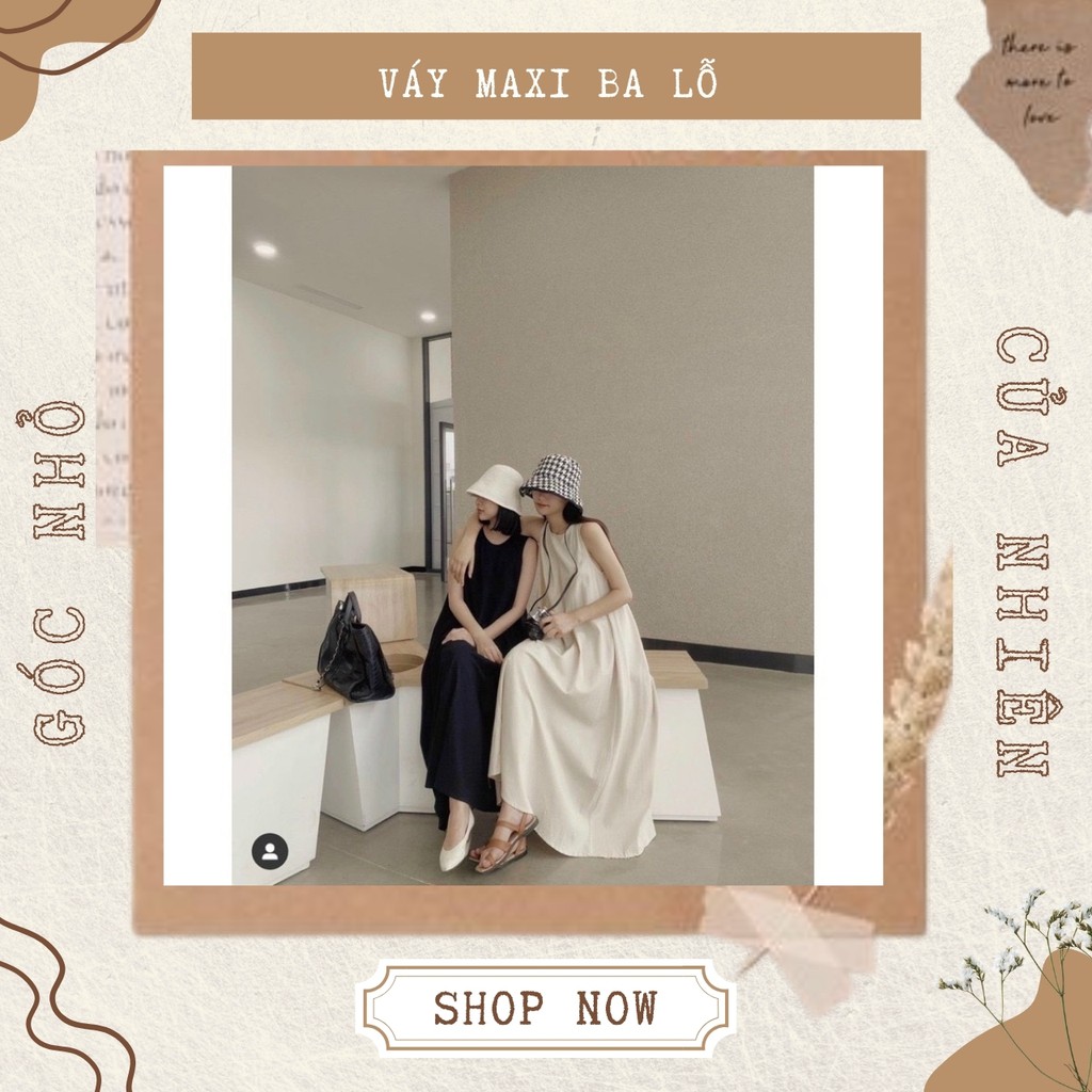 Váy Suông Dáng Dài Chất Siêu Mát Mặc Đi Du Lịch Xinh Nè (ẢNH THẬT+VIDEO)