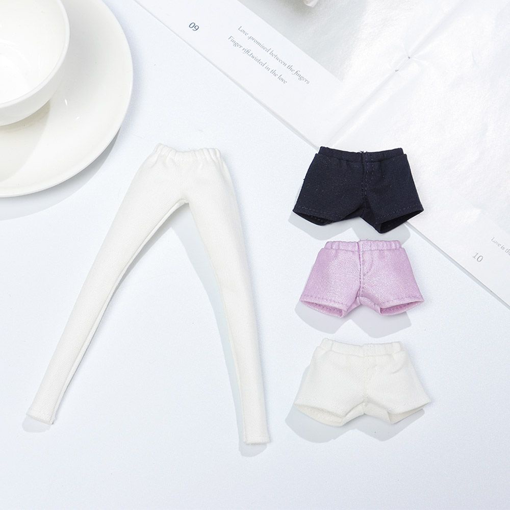 Quần short/ Quần dài da PU co giãn tốt thời trang 20 màu sắc tùy chọn dành cho búp bê 1/6