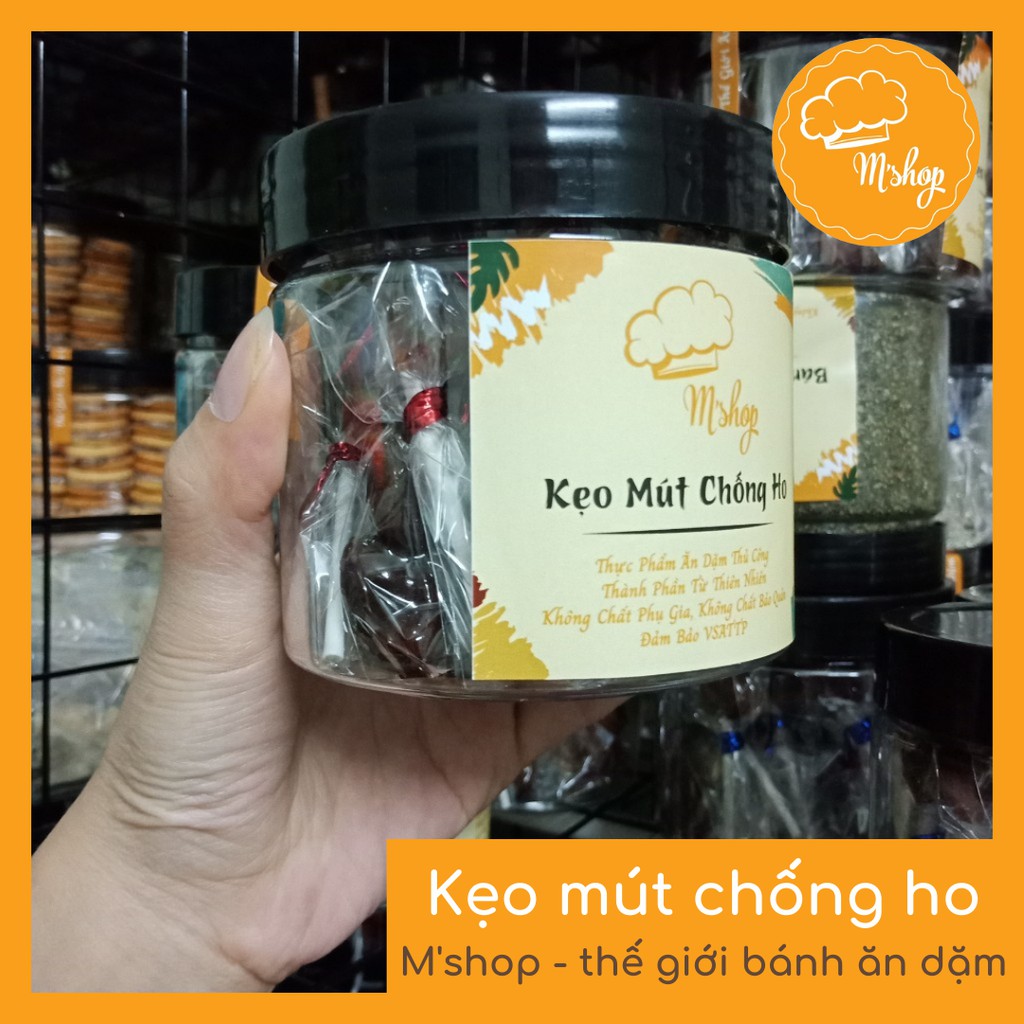 KẸO MÚT CHỐNG HO NƯỚC ÉP LÊ - 15 chiếc/ hộp