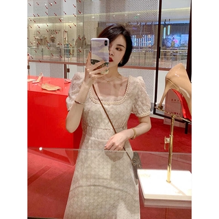 Đầm Ren Dài Phong Cách Retro Thời Trang Mùa Hè 2020