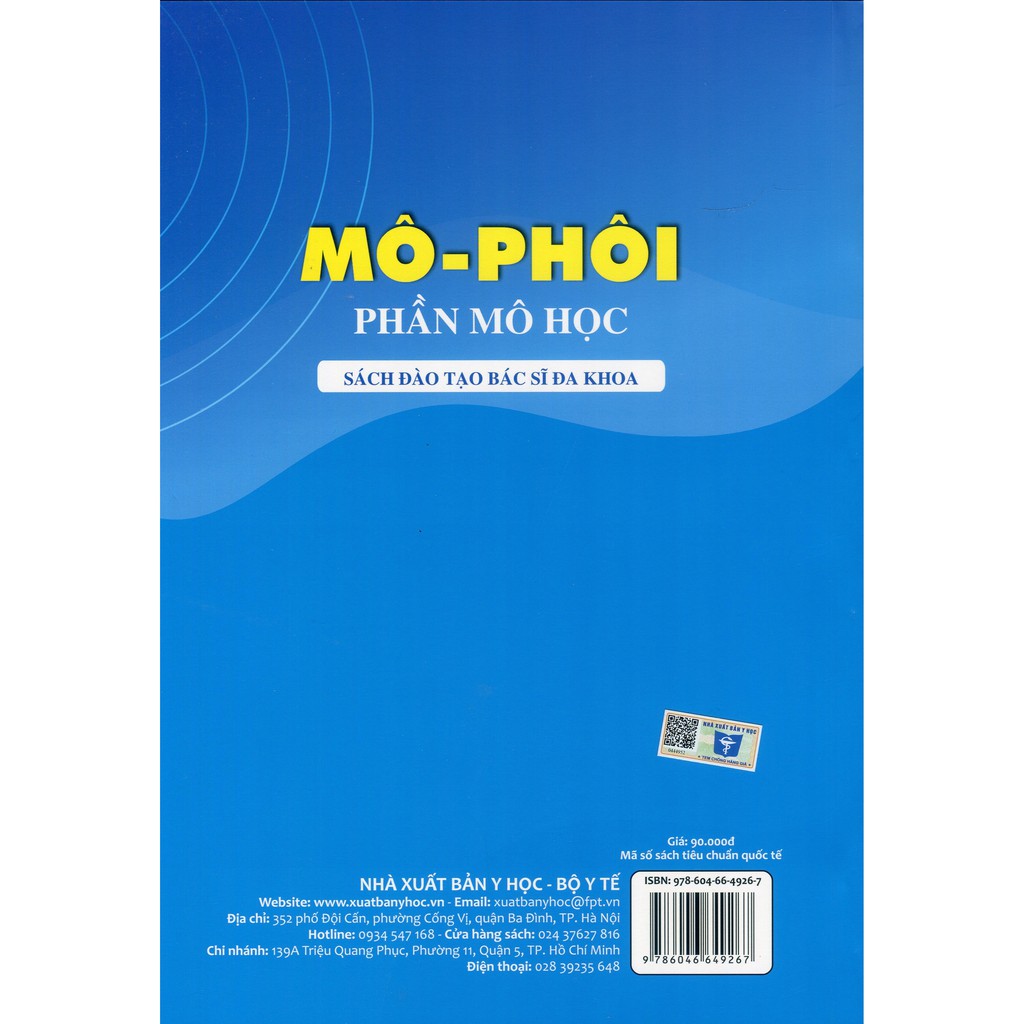 Sách - Mô phôi phần mô học