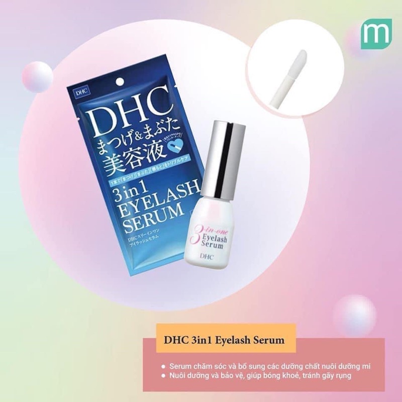 Dưỡng Mi DHC Eyelash Tonic 6.5ml Tinh chất dưỡng lông mi cong dài mượt hàng Nhật [Hàng-Chuẩn-Auth] [Mô-Mô-Shop]