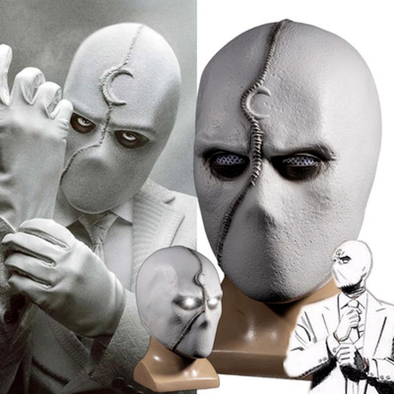 Áo Khoác Khóa Kéo Có Nón Trùm Đầu Có Khóa Kéo Giản Dị Hình Phim Moon Knight Hàng Mới Dành Cho Nam