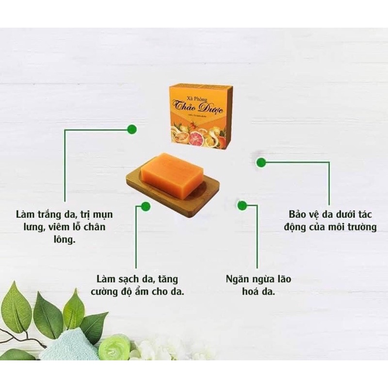 Xà phòng thảo dược  | Xà phòng thảo dược Sinori tẩy tế bào chế 65g