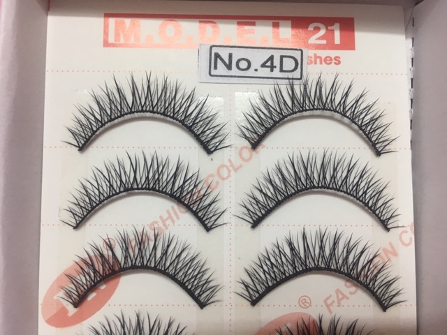 Lông Mi Giả Số 4D Hộp 10 Cặp MODEL 21 FASHION LASHES