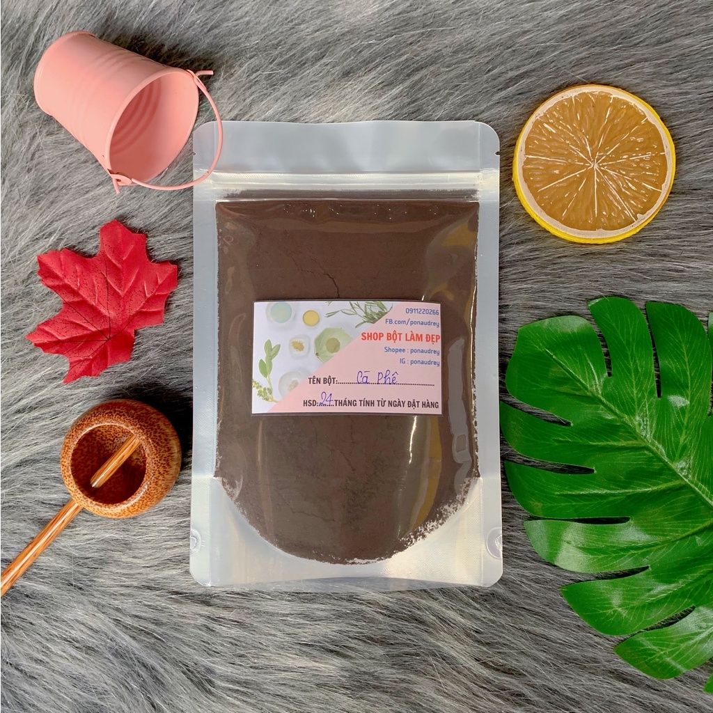 Bột Cà Phê Nguyên Chất Dưỡng Da Làm Đẹp Thiên Nhiên - Túi 500Gr/1Kg